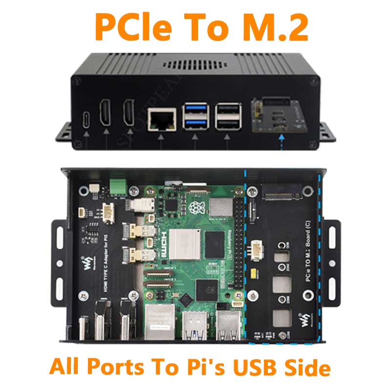Raspberry Pi Kit - Комплект корпуса Raspberry Pi 5-контактный разъем