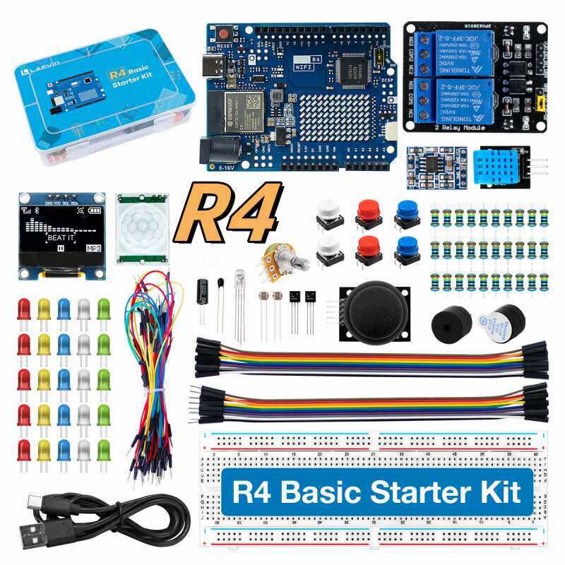 Arduino Kit - Набор для начинающих разработчиков UNO R4