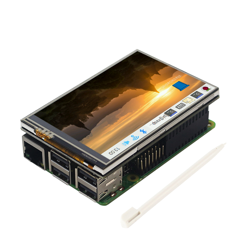 Pi 4 Case - Raspberry Pi 3,5 дюймовый сенсорный экран
