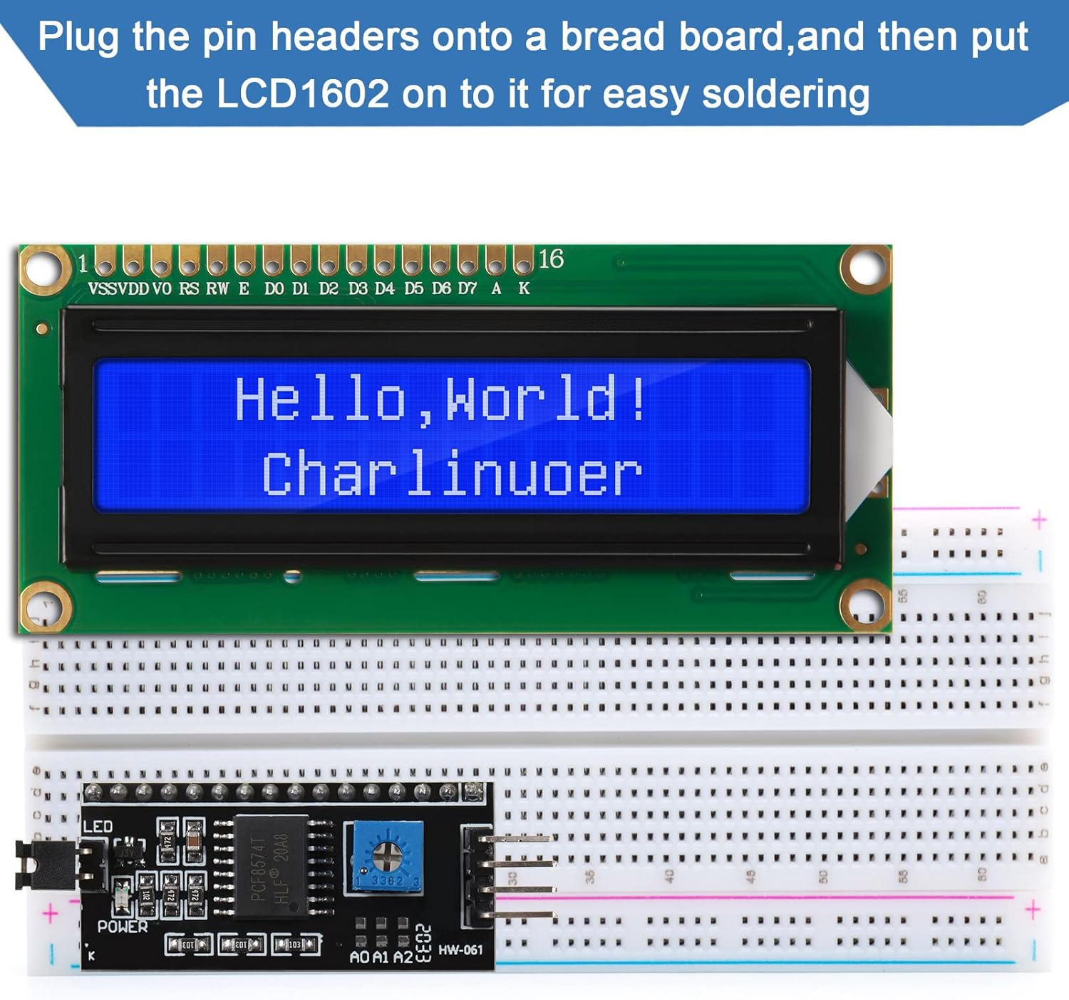 Pi Display - 1 комплект модуля 1602 LCD 20*4