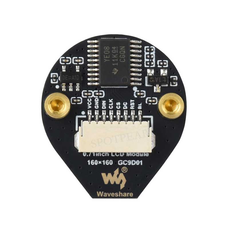 Waveshare 0,71-дюймовый круглы – обзор и цена Raspberry Pi Kit