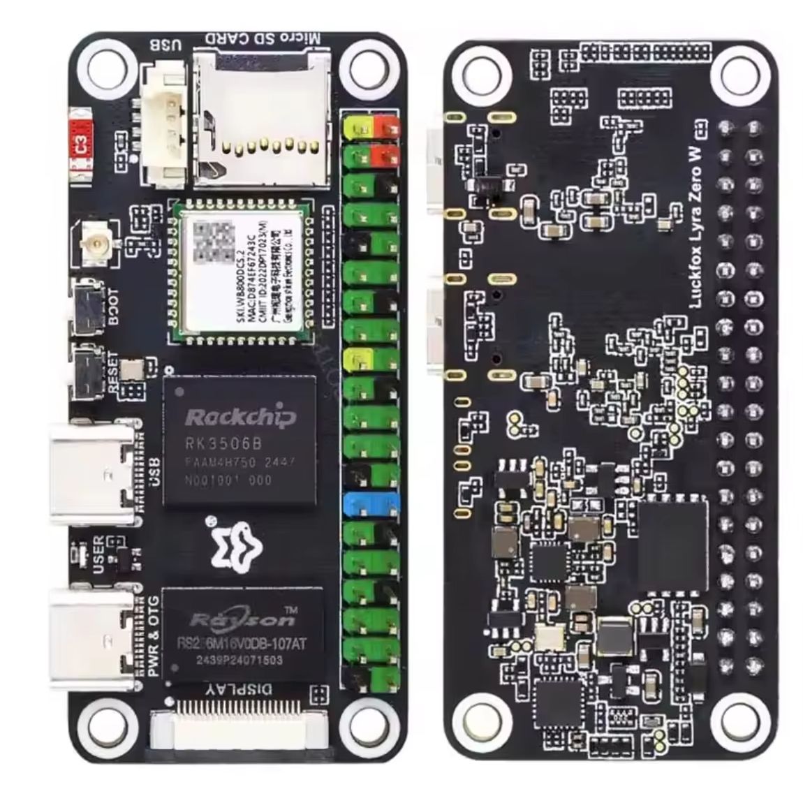 Плата Luckfox Lyra Zero W RK35 – обзор и цена Pi Zero