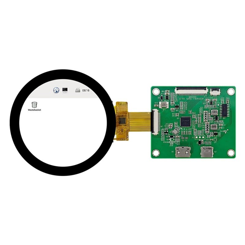 DSI TFT LCD круглый дисплей с  – обзор и цена Raspberry Pi 5